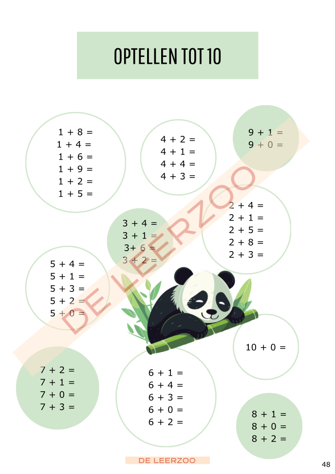 Rekenpanda: hoofdrekenen tot 20