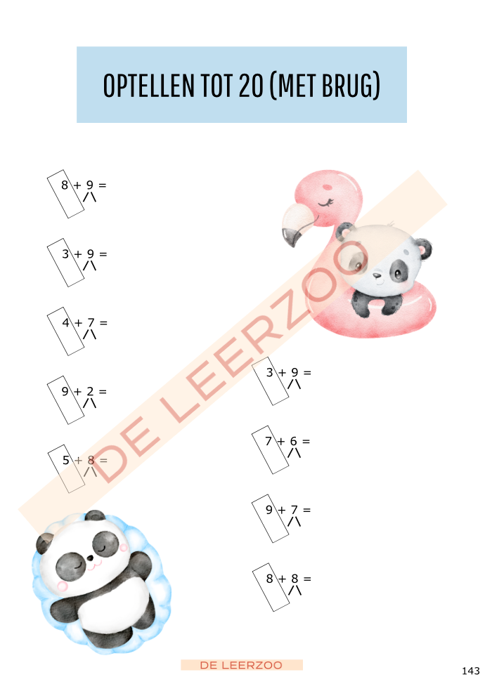Rekenpanda: hoofdrekenen tot 20