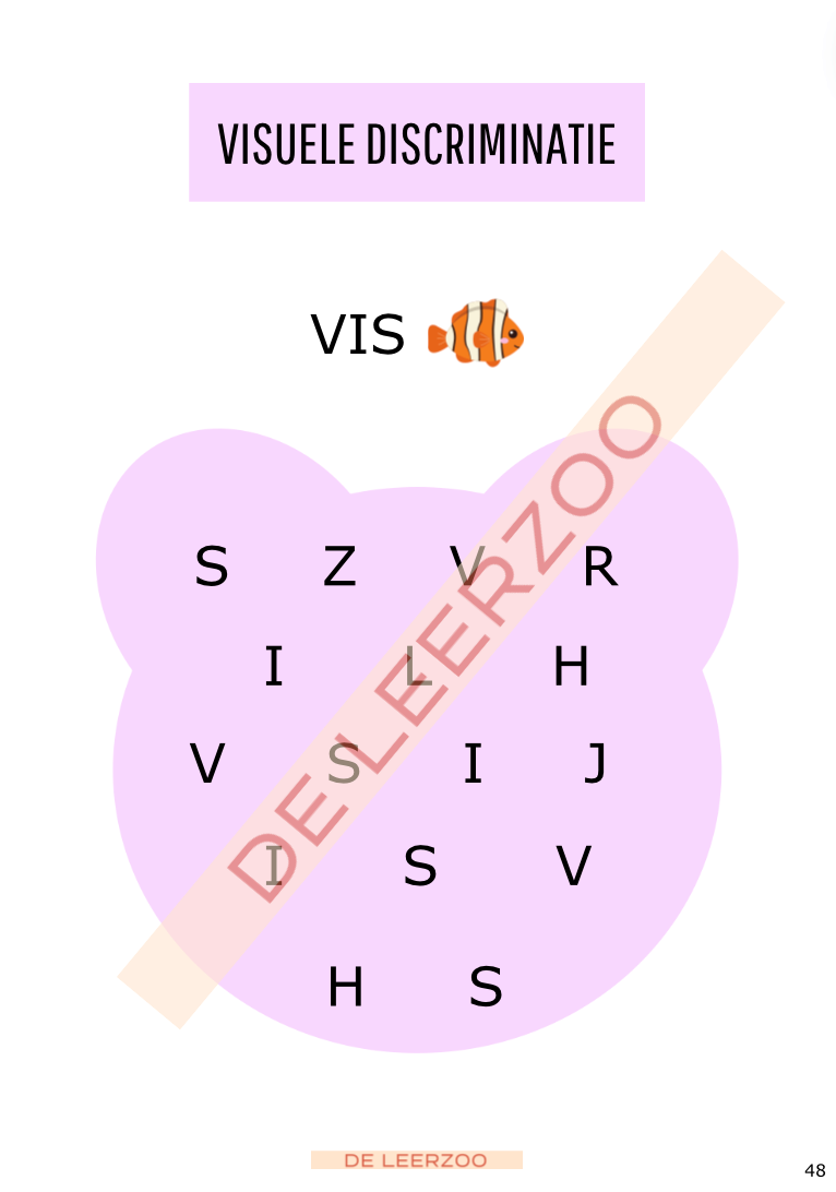 Leerbeer: voorschoolse vaardigheden