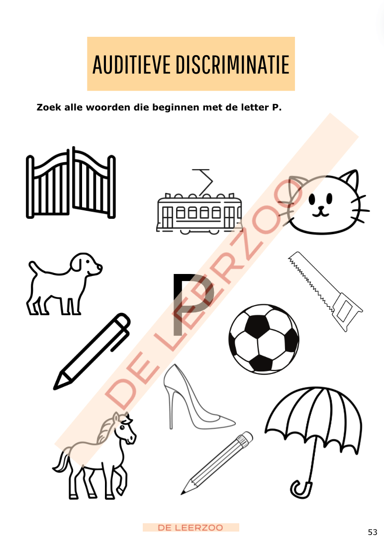 Leerbeer: voorschoolse vaardigheden