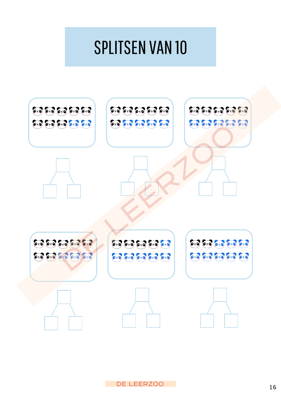 Rekenpanda: hoofdrekenen tot 20 (IJSBERGREKENEN)