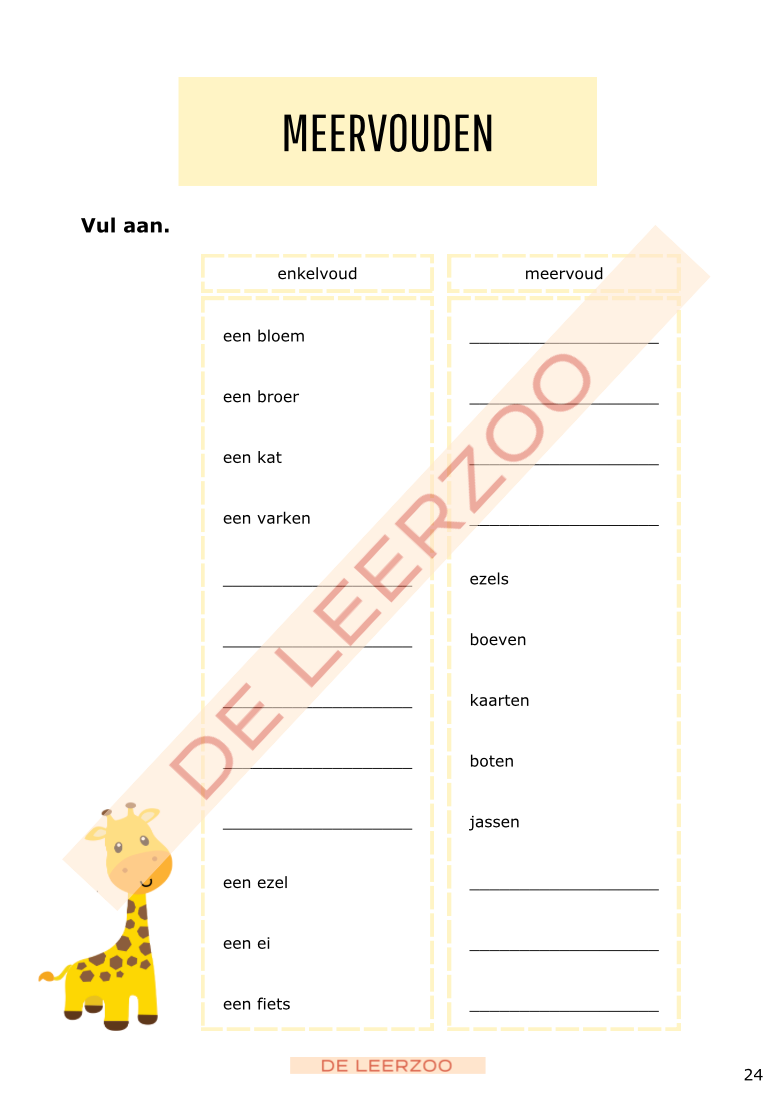 Taalgiraf 5e leerjaar