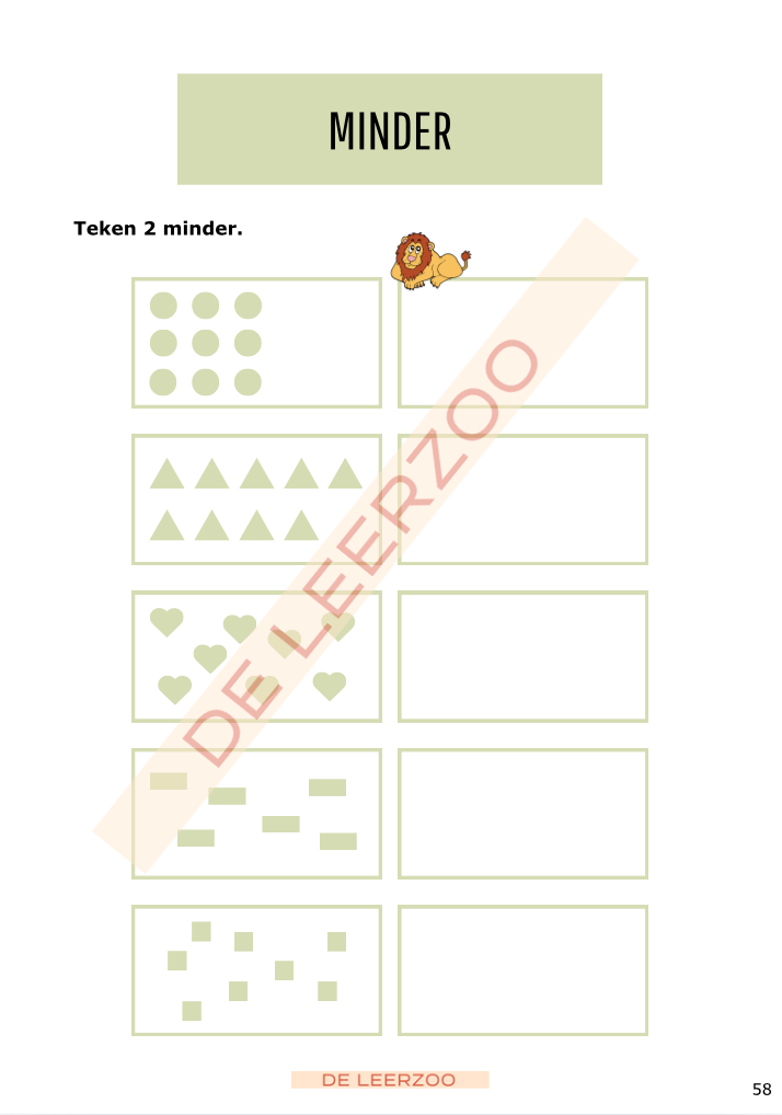 Rekenleeuw: getallenkennis tot 20