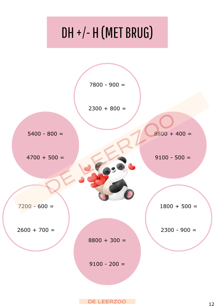 Rekenpanda: hoofdrekenen tot 10 000