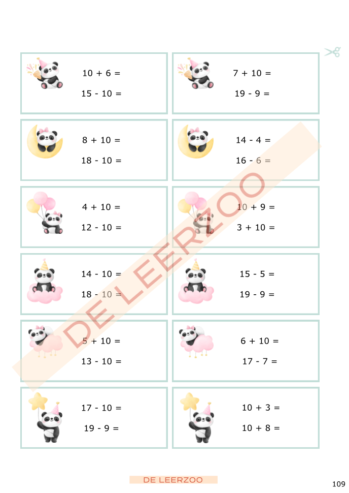 Rekenpanda: hoofdrekenen tot 20