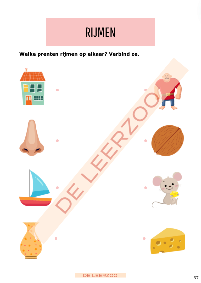 Leerbeer: voorschoolse vaardigheden