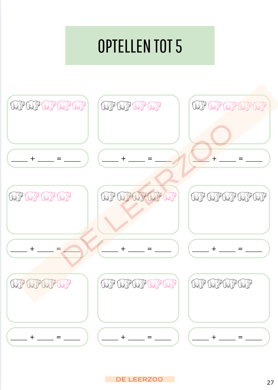 Rekenpanda: hoofdrekenen tot 20 (IJSBERGREKENEN)