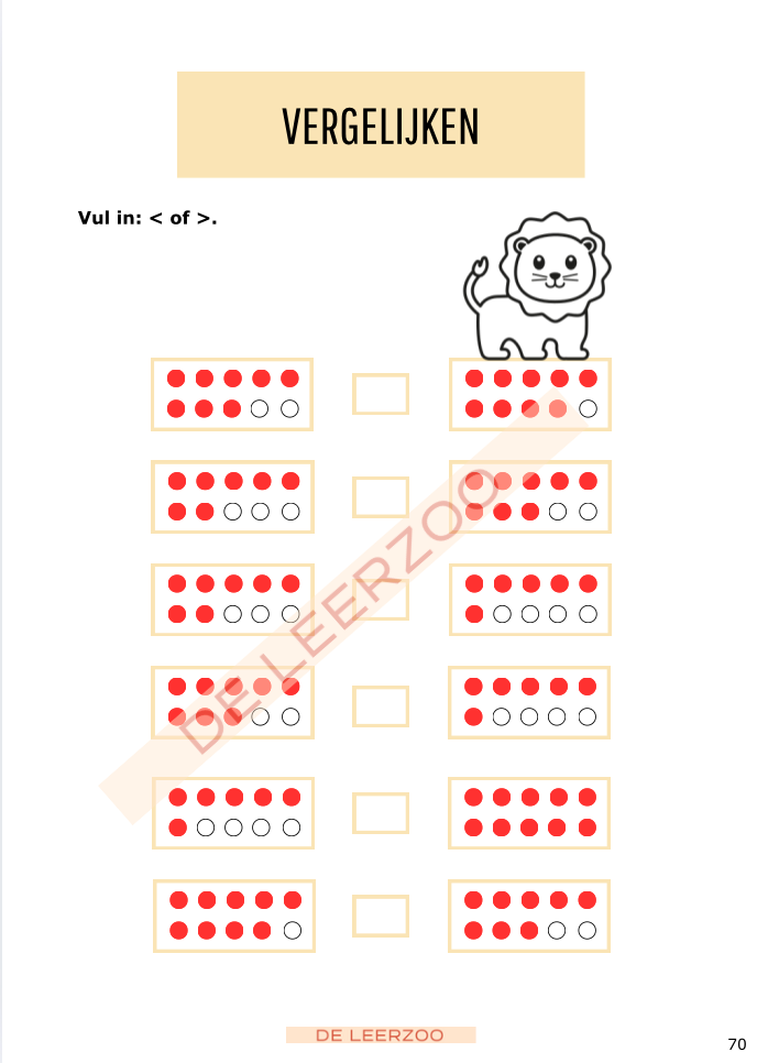 Rekenleeuw: getallenkennis tot 20 (IJSBERGREKENEN)