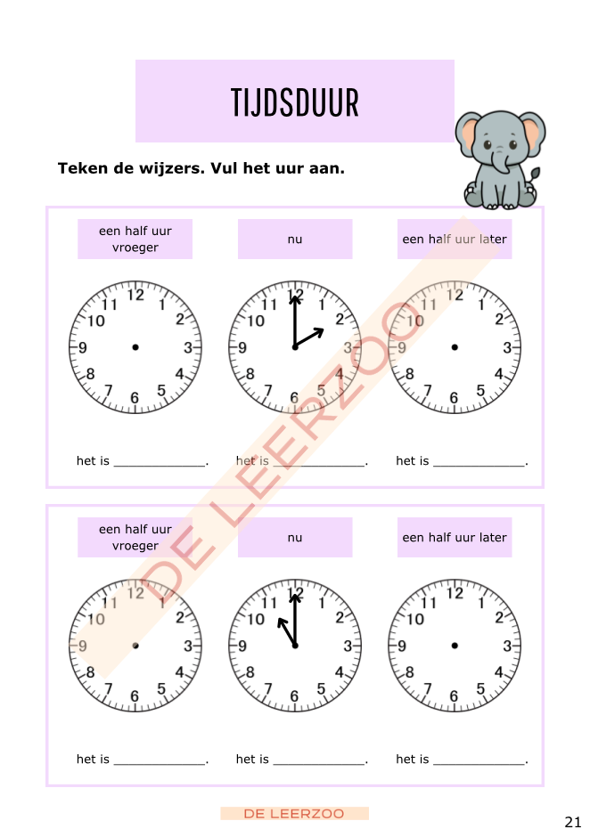 Rekenolifant: metend rekenen (tweede leerjaar/groep 4)