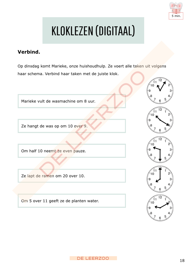 Rekenolifant: metend rekenen (derde leerjaar/groep 5)