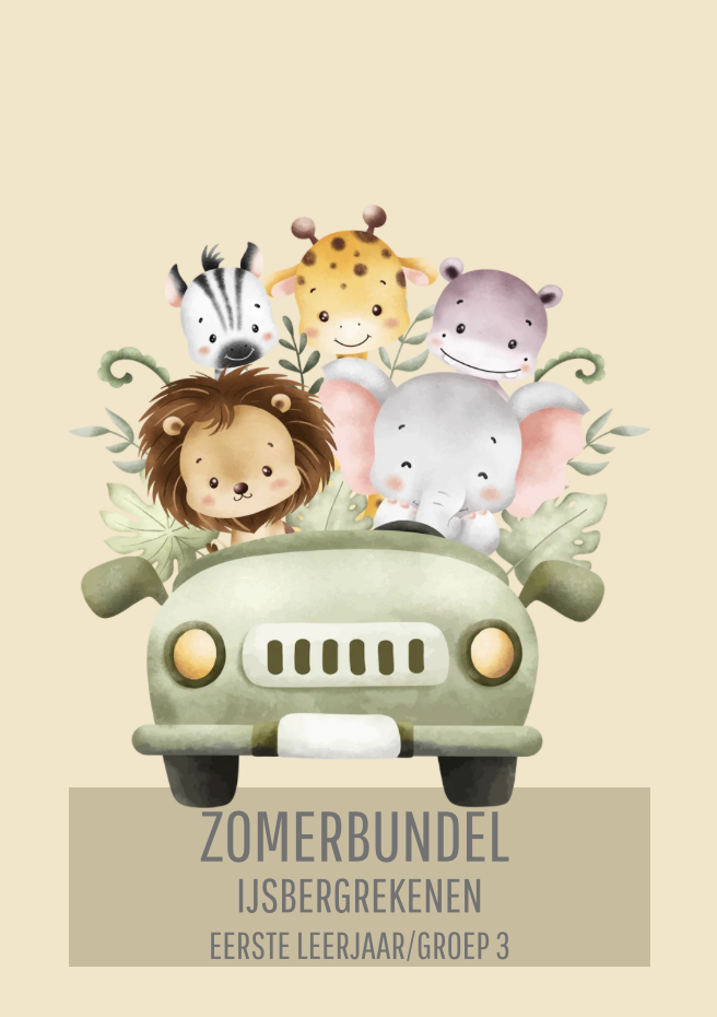 Zomerbundel ijsbergrekenen: eerste leerjaar/groep 3