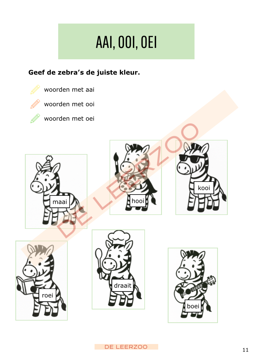 Leeszebra: tweede leerjaar