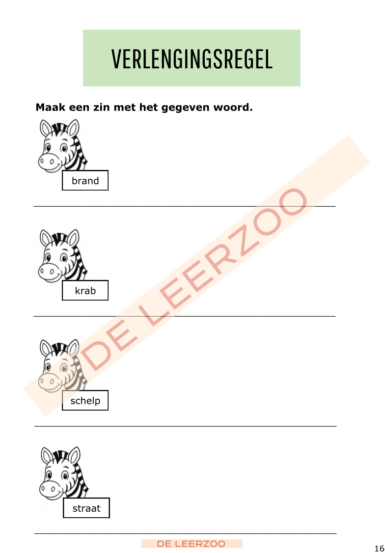 Leeszebra: tweede leerjaar