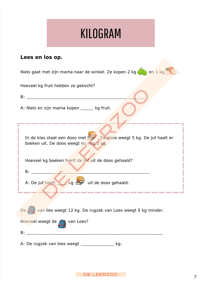Rekenolifant: metend rekenen (eerste leerjaar/groep 3)