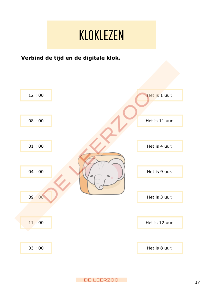 Rekenolifant: metend rekenen (eerste leerjaar/groep 3)