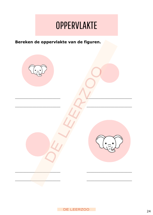 Rekenolifant: metend rekenen (zesde leerjaar/groep 8)
