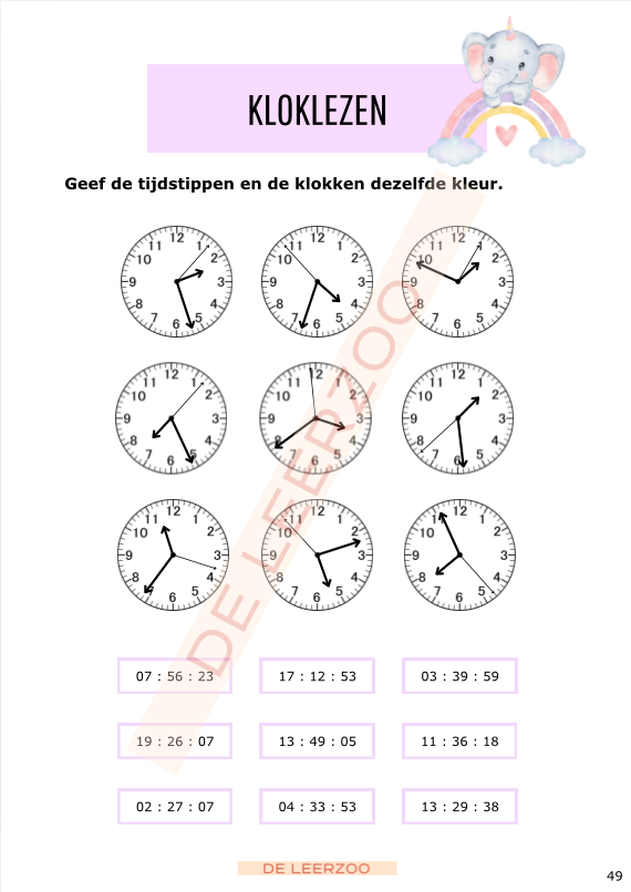 Rekenolifant: metend rekenen (zesde leerjaar/groep 8)