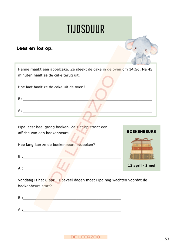 Rekenolifant: metend rekenen (1ste t.e.m. 6e leerjaar - groep 3 tot 8)