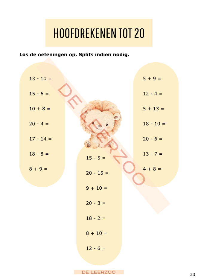 Zomerbundel rekenen: eerste leerjaar/groep 3
