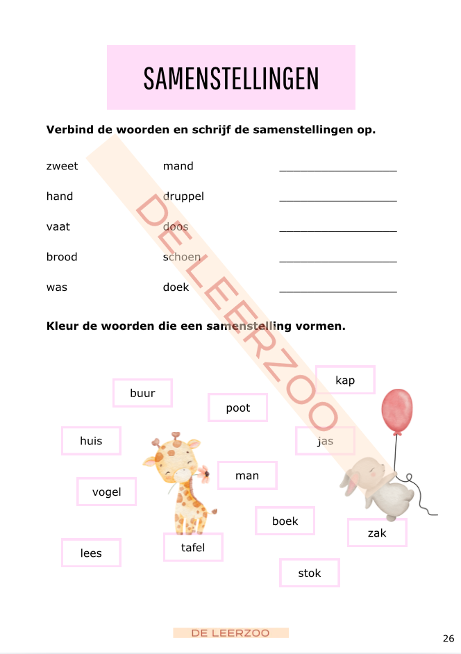 Zomerbundel taal: tweede leerjaar/groep 4