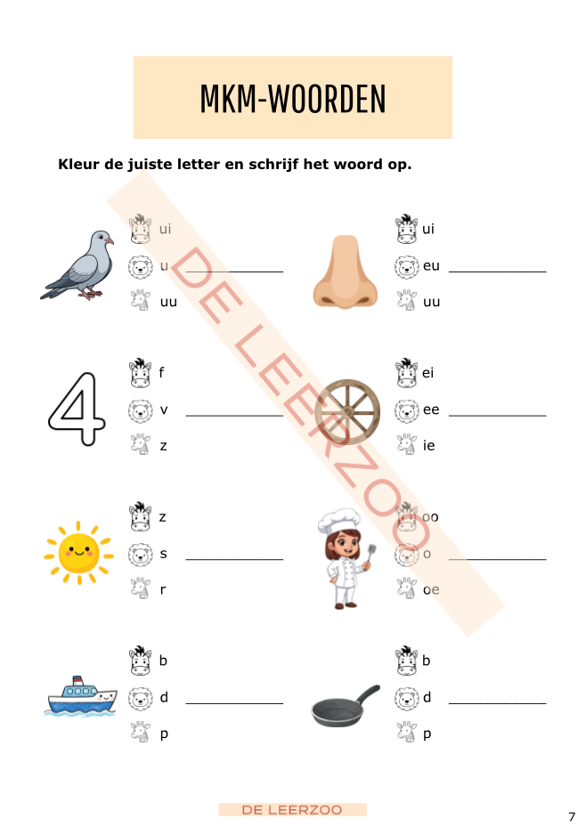 Zomerbundel taal: eerste leerjaar/groep 3