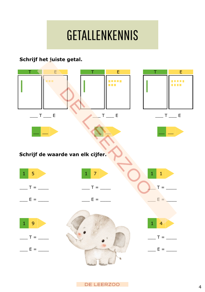 Zomerbundel ijsbergrekenen: eerste leerjaar/groep 3