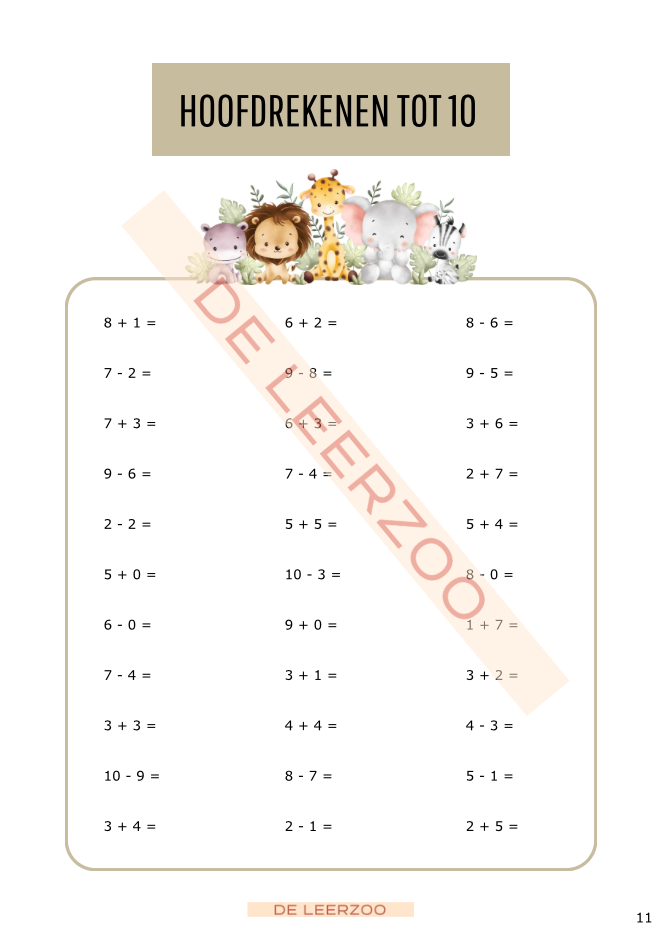 Zomerbundel ijsbergrekenen: eerste leerjaar/groep 3