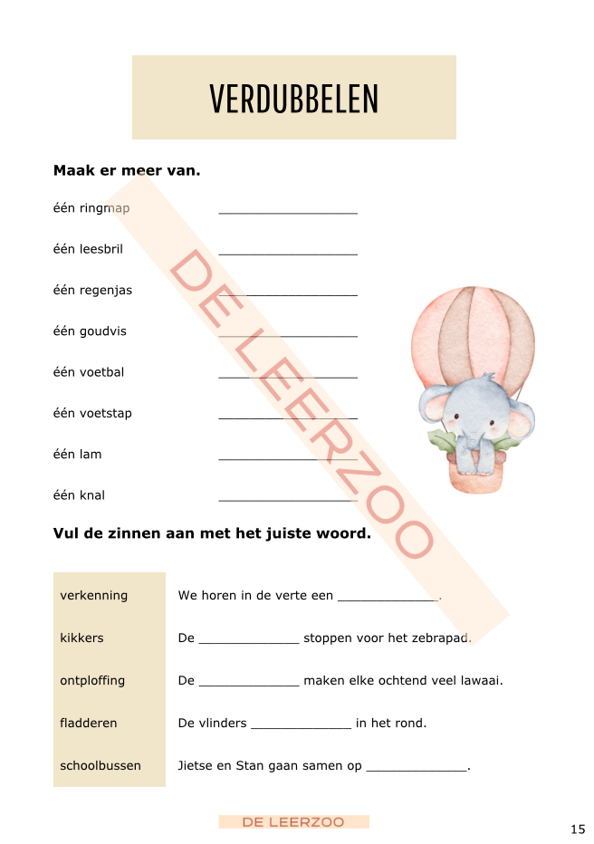 Zomerbundel taal: derde leerjaar/groep 5