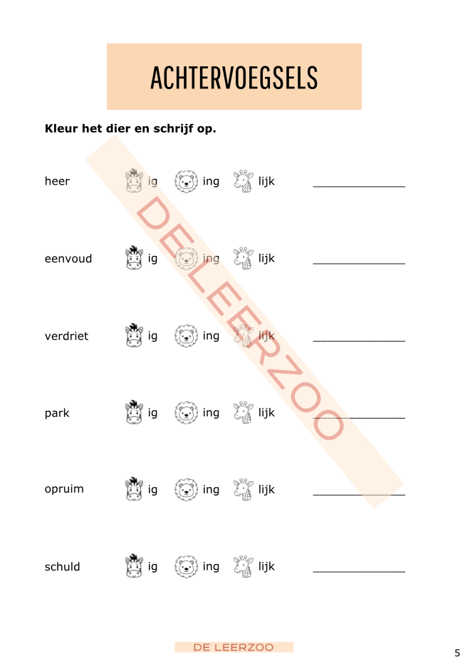 Zomerbundel taal: vierde leerjaar/groep 6