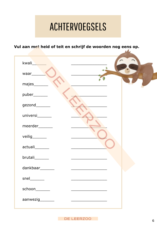 Zomerbundel taal: vijfde leerjaar/groep 7