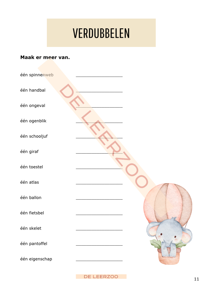Zomerbundel taal: vijfde leerjaar/groep 7
