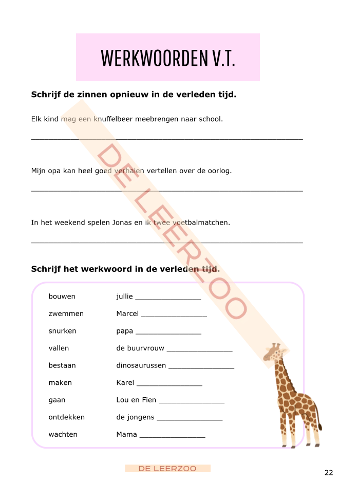 Zomerbundel taal: vijfde leerjaar/groep 7
