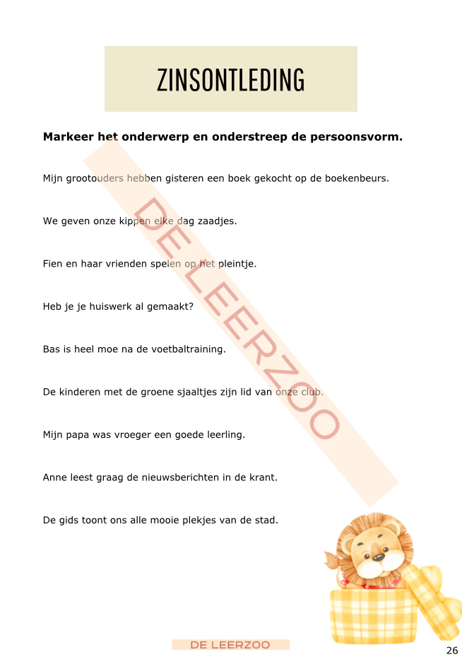 Zomerbundel taal: vijfde leerjaar/groep 7
