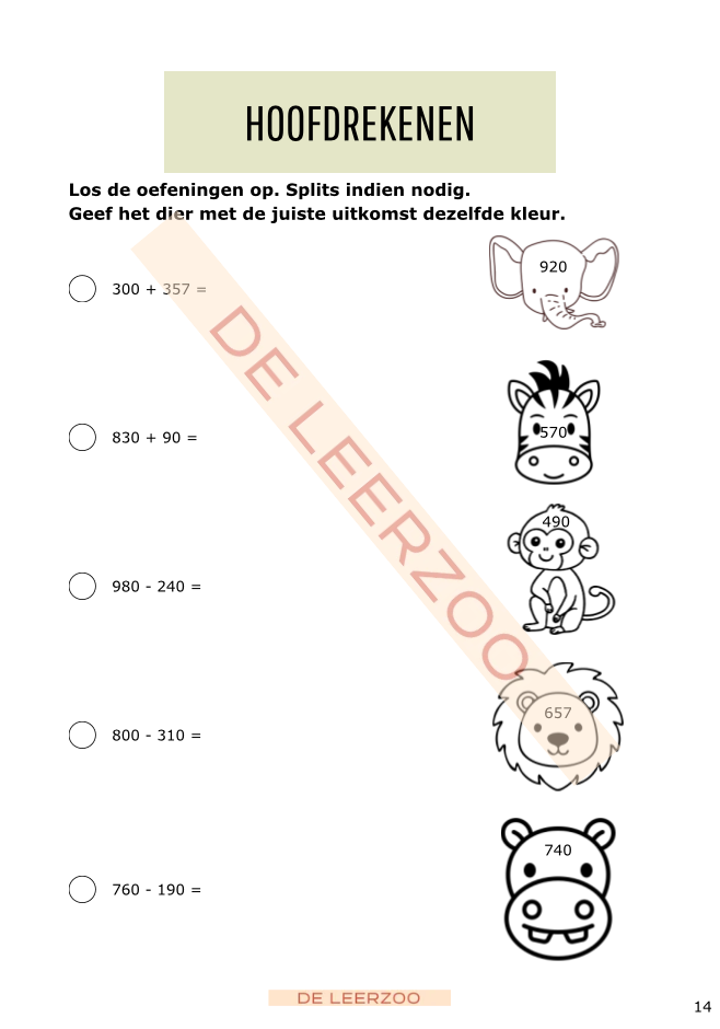 Zomerbundel rekenen: derde leerjaar/groep 5