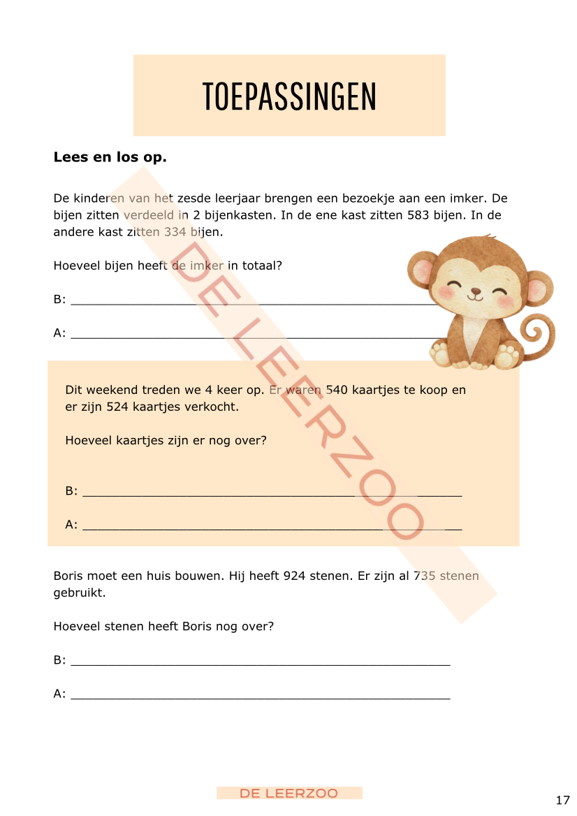 Zomerbundel rekenen: derde leerjaar/groep 5