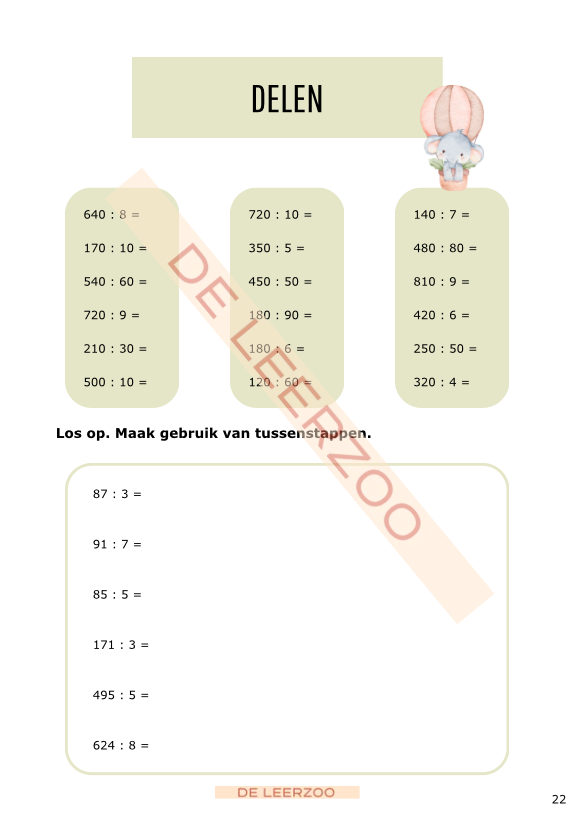 Zomerbundel rekenen: derde leerjaar/groep 5