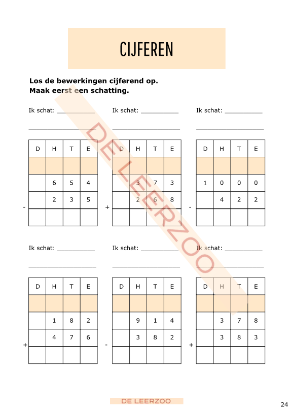 Zomerbundel rekenen: derde leerjaar/groep 5