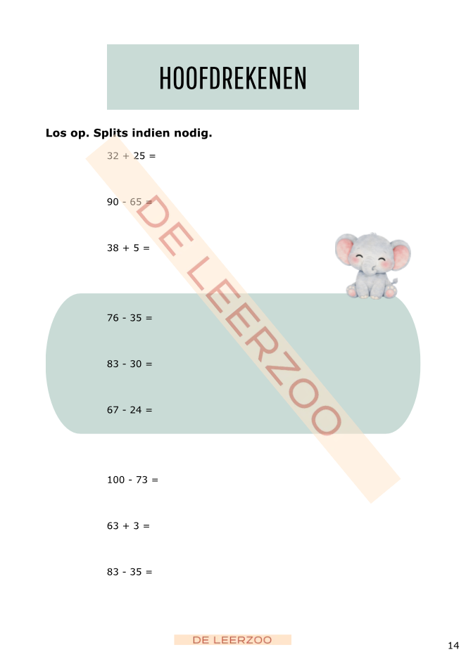 Zomerbundel rekenen: tweede leerjaar/groep 4