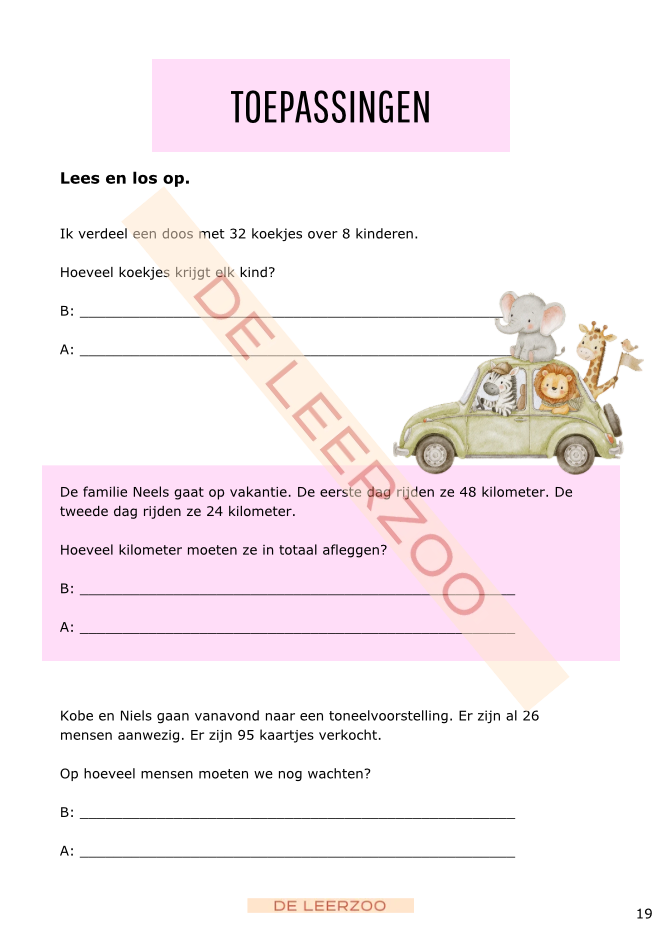 Zomerbundel rekenen: tweede leerjaar/groep 4