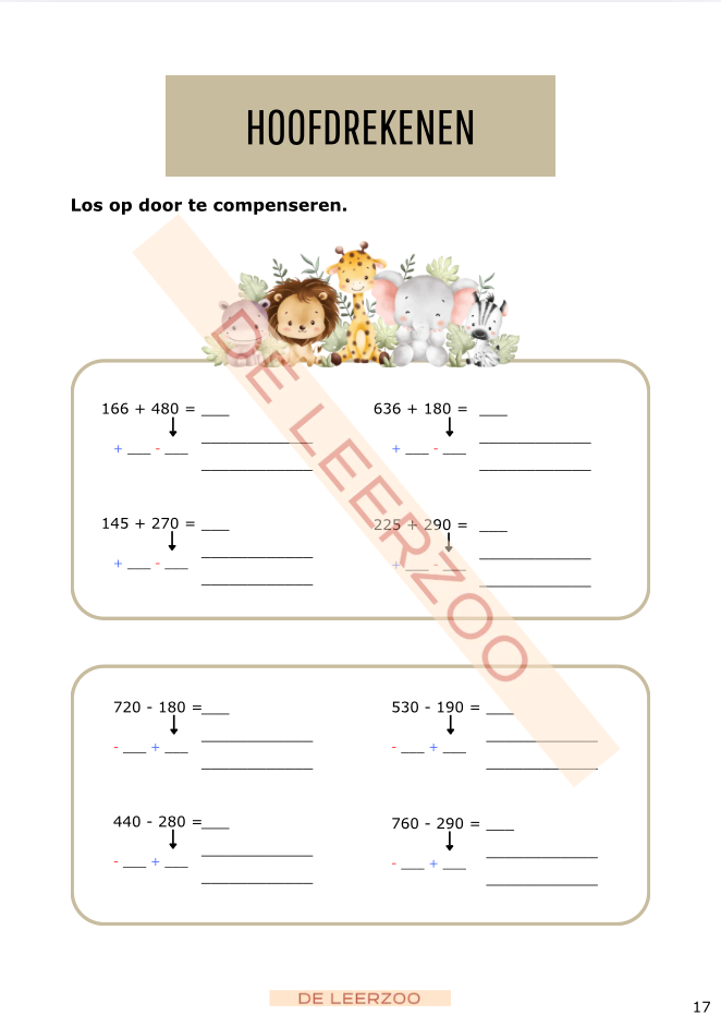 Zomerbundel ijsbergrekenen: derde leerjaar/groep 5