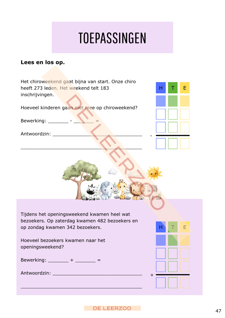 Zomerbundel ijsbergrekenen: derde leerjaar/groep 5