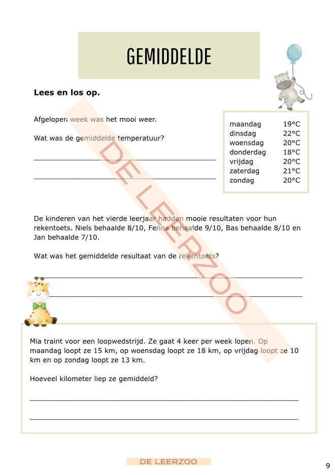 Zomerbundel rekenen: vierde leerjaar/groep 6
