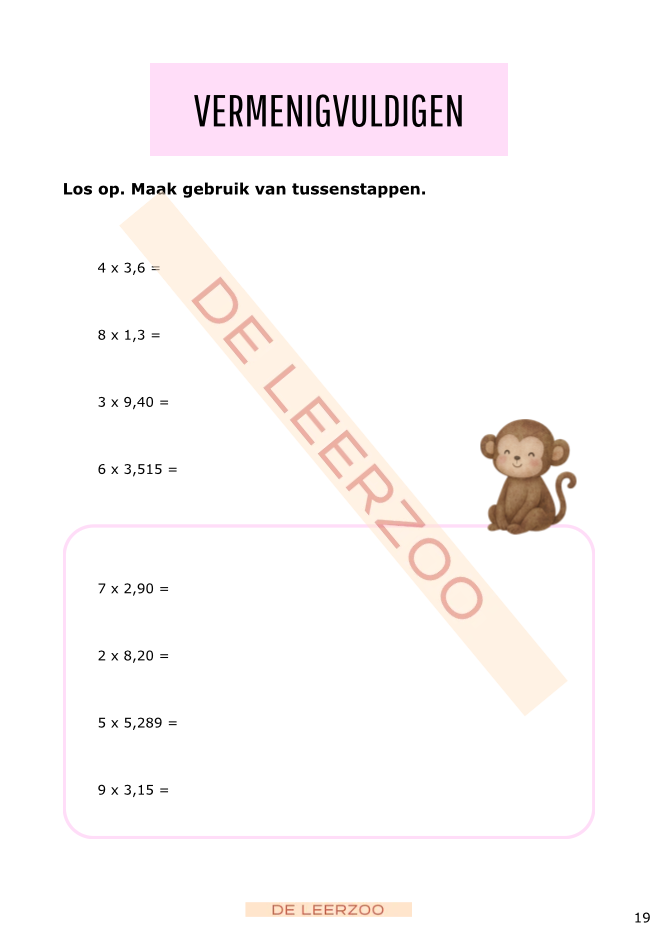 Zomerbundel rekenen: vierde leerjaar/groep 6