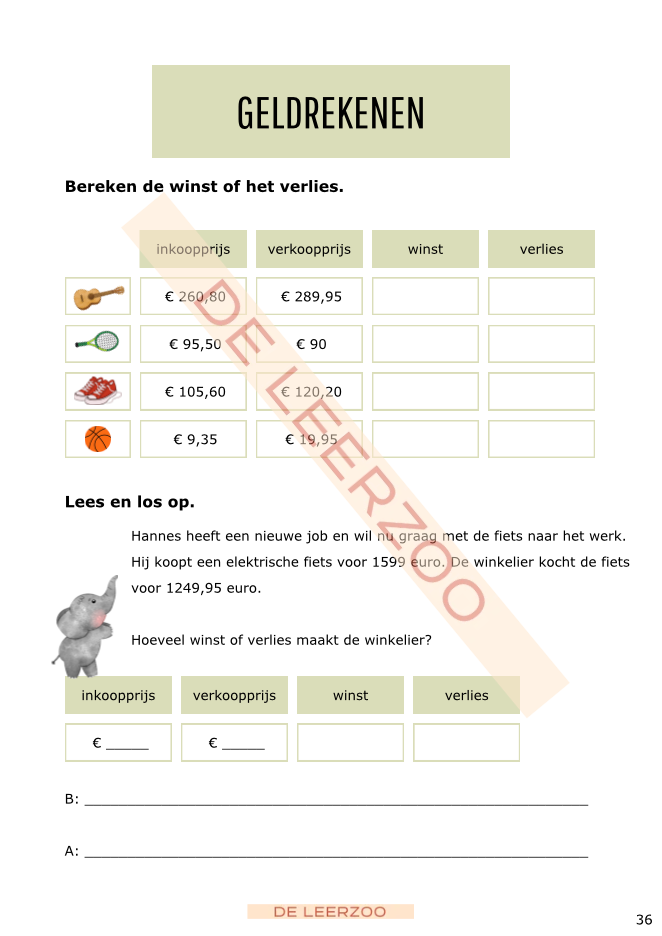 Zomerbundel rekenen: vierde leerjaar/groep 6