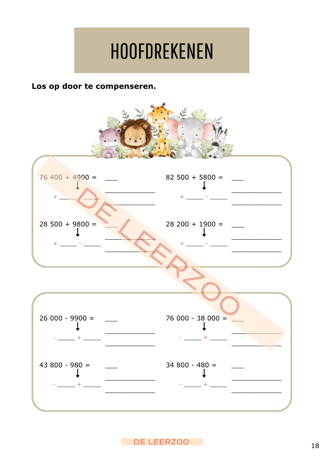 Zomerbundel ijsbergrekenen: vijfde leerjaar/groep 7