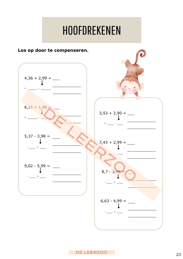 Zomerbundel ijsbergrekenen: vijfde leerjaar/groep 7