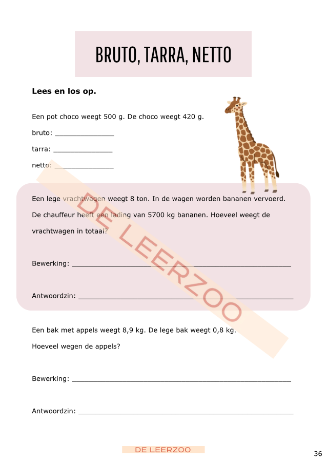 Zomerbundel ijsbergrekenen: vijfde leerjaar/groep 7