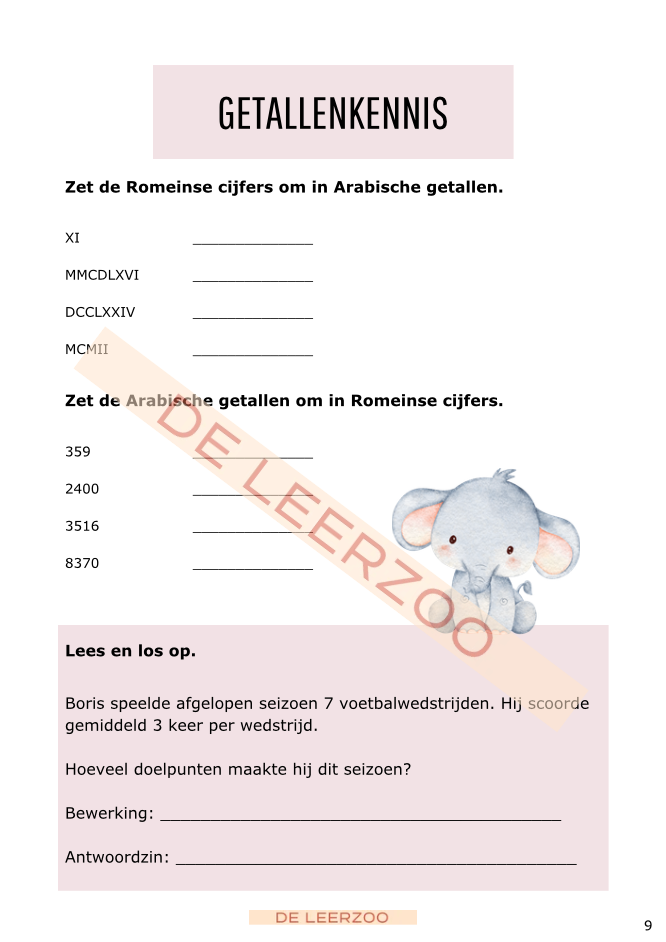 Zomerbundel rekenen: vijfde leerjaar/groep 7