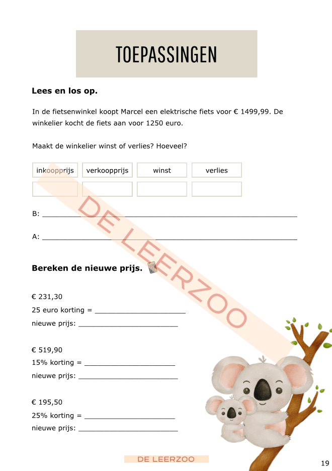 Zomerbundel rekenen: vijfde leerjaar/groep 7