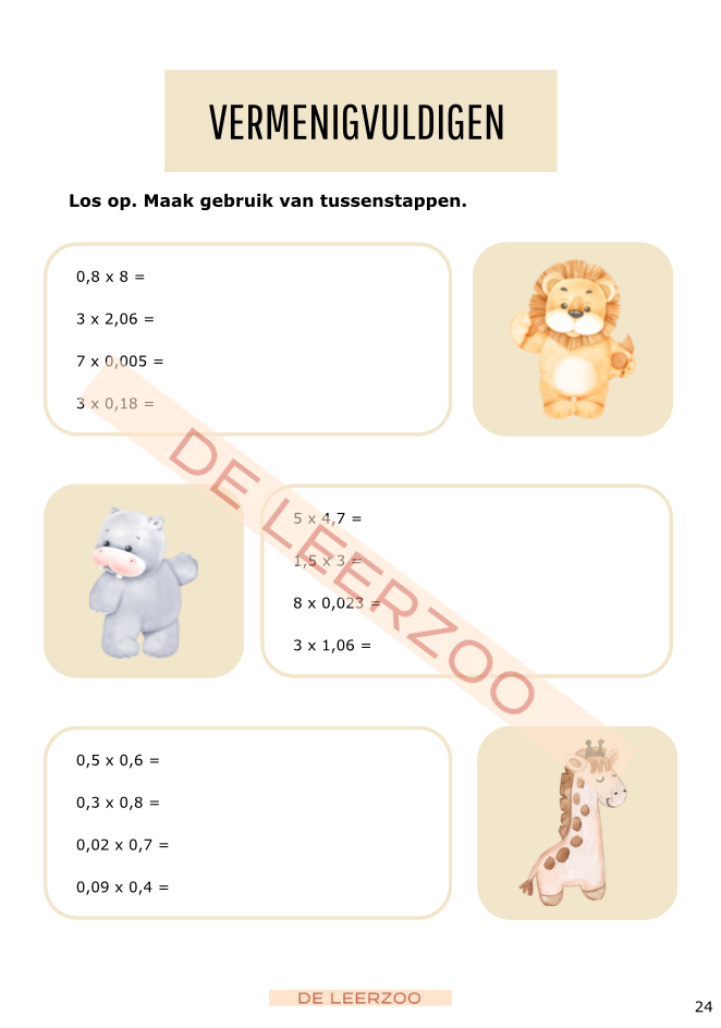 Zomerbundel rekenen: vijfde leerjaar/groep 7